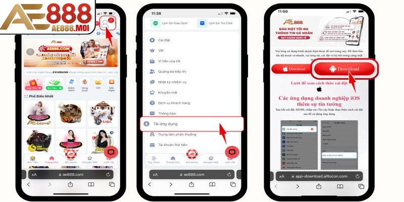 Phân tích chi tiết các lỗi khi tải apps AE888 