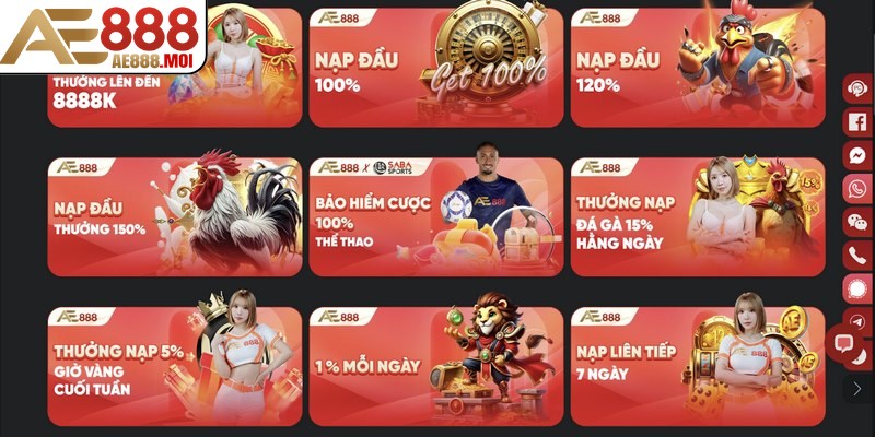 Từng chương trình khuyến mãi thường áp dụng cho các trò chơi cụ thể