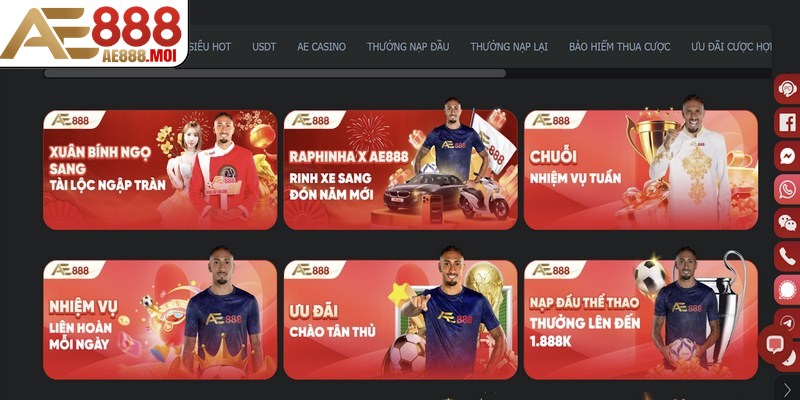 Khuyến mãi AE888 là công cụ giúp giữ chân cộng đồng người dùng trung thành