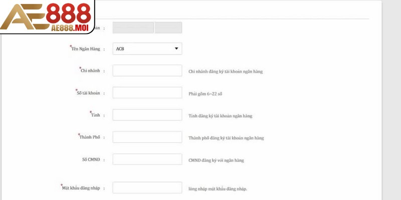 Hướng dẫn chi tiết quy trình rút tiền AE888 trên apps 