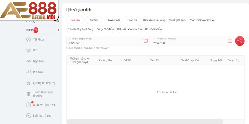 Việc sao kê tài khoản AE888 mang lại những lợi ích thiết thực