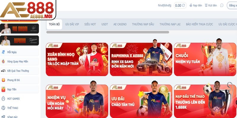 Trùng tên tài khoản AE888 khiến bạn bị từ chối nhận ưu đãi 