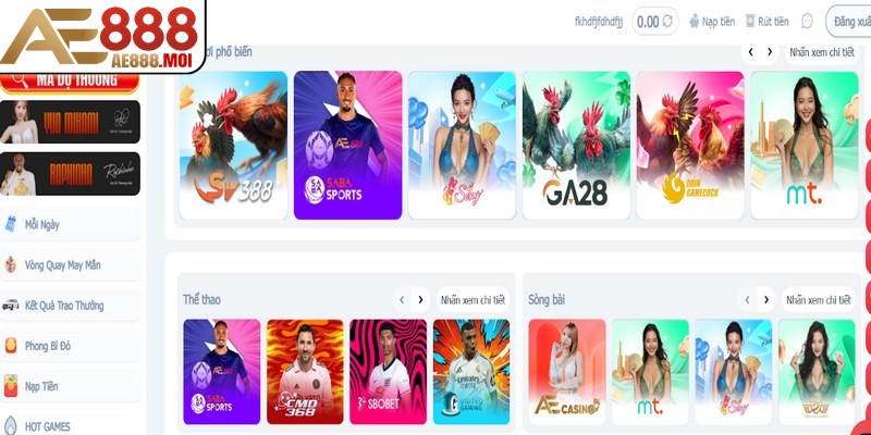 Trùng tên tài khoản AE888 là do dữ liệu cũ còn tồn tại 